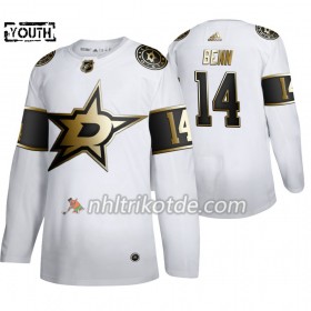 Dallas Stars Trikot Jamie Benn 14 Adidas 2019-2020 Golden Edition Weiß Authentic - Kinder